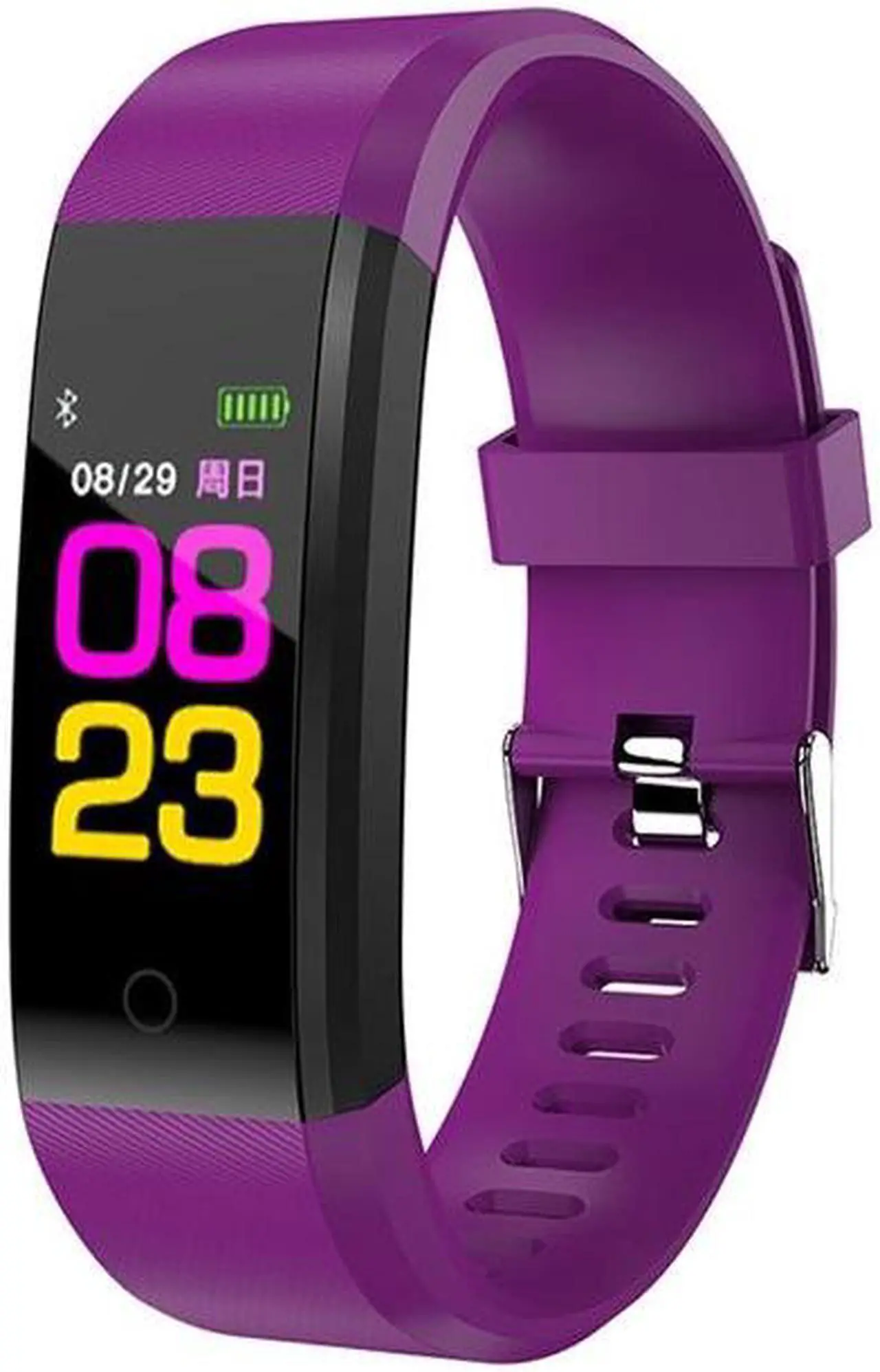Main image of ID115 Plus Smart Bracelet Fitness Heart Rate Monitor Blood Pressure Pedometer Health Running Sports SmartWatch for IOS Android ID115 Plus Purple (purple)