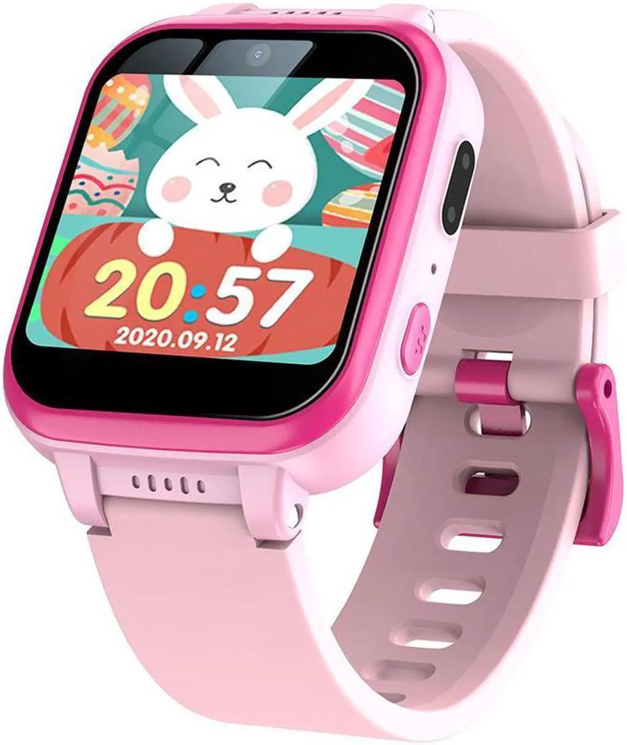Alt view image 4 of 7 - Y90 Children Watch Support Photo Video Flashlight Music Play Toy Game Watch (Black)