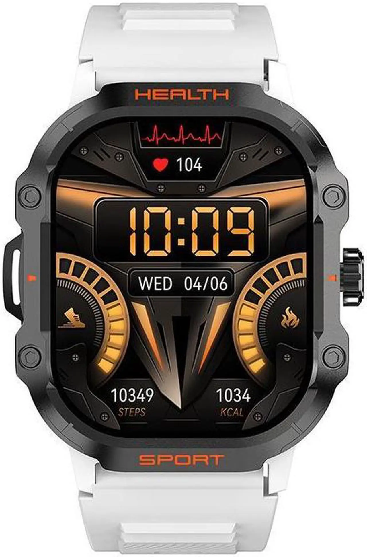 Alt view image 4 of 7 - Hk24 Bluetooth Calling Smart Watch Nfc Game Heart Rate Blood Pressure Multi Sport Smart Watch (Silver Milan)