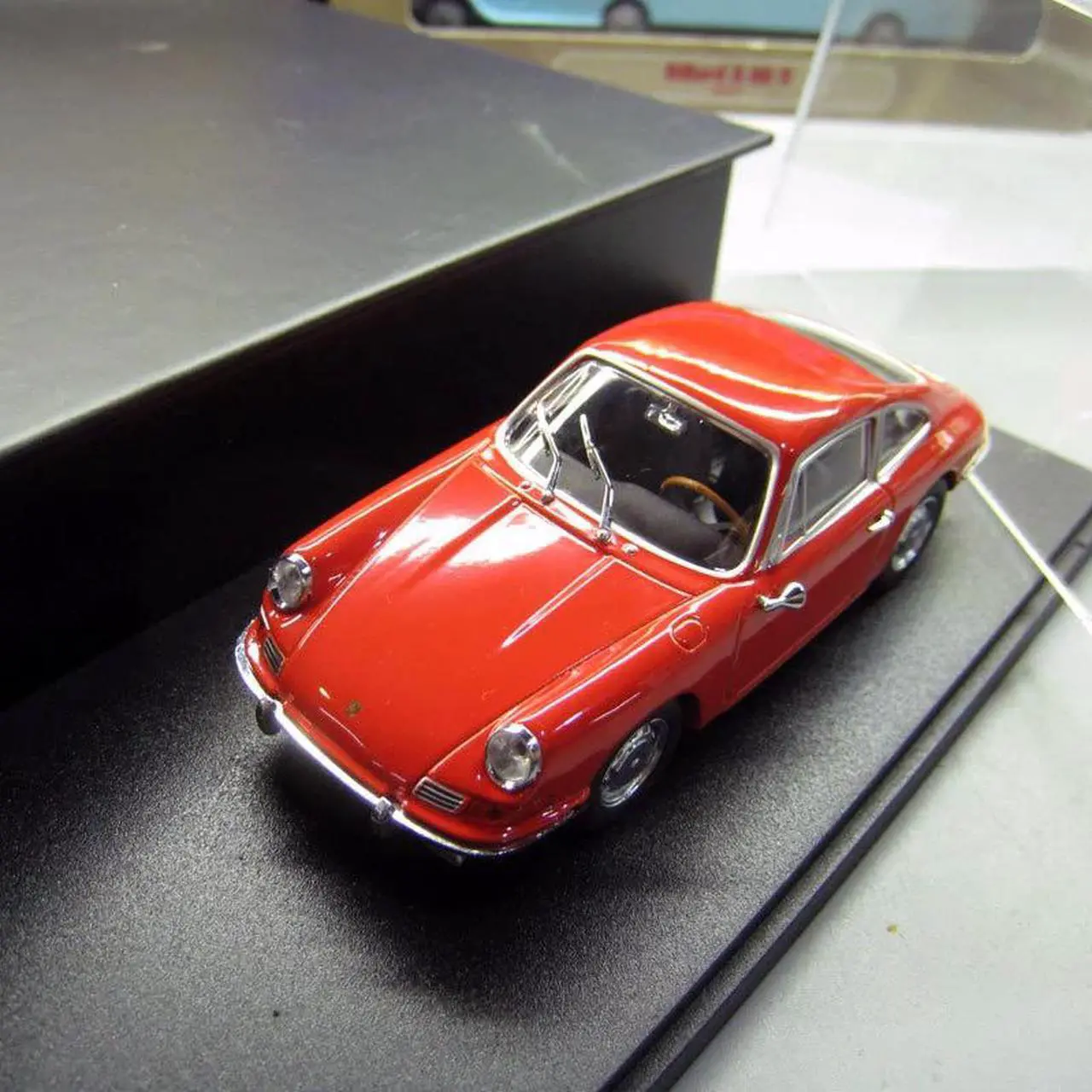 Alt view image 5 of 5 - 1:43 Porsche 911 (1964) Diecast Assembly Model Kit DIY Classic Sport Car Limited Edition Collection Nice Box Business Gift Desktop Decoration