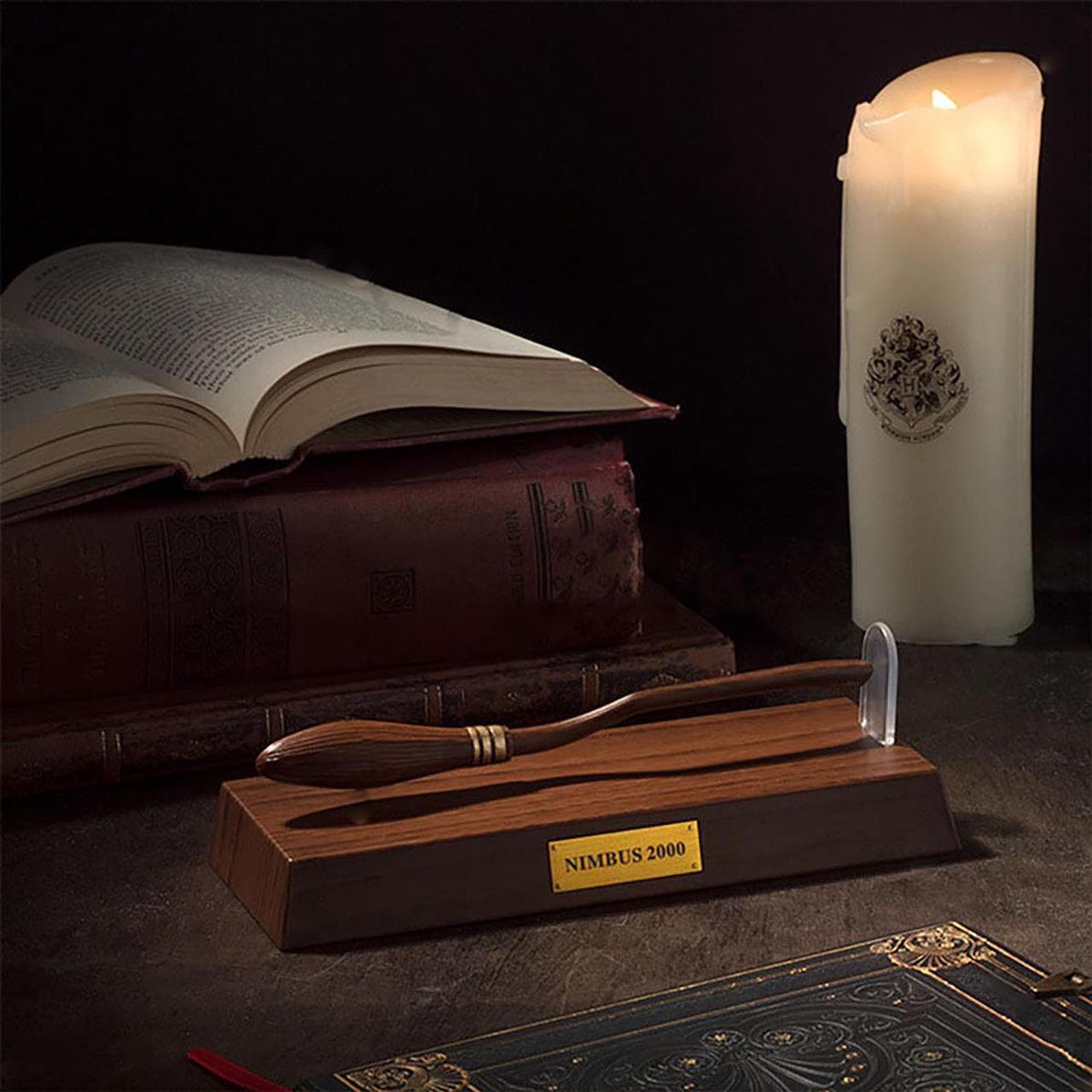 Main image of Authentic Harry Potter Nimbus 2000 Levitating Broomstick Ballpoint Pen by WOW! Stuff Collection