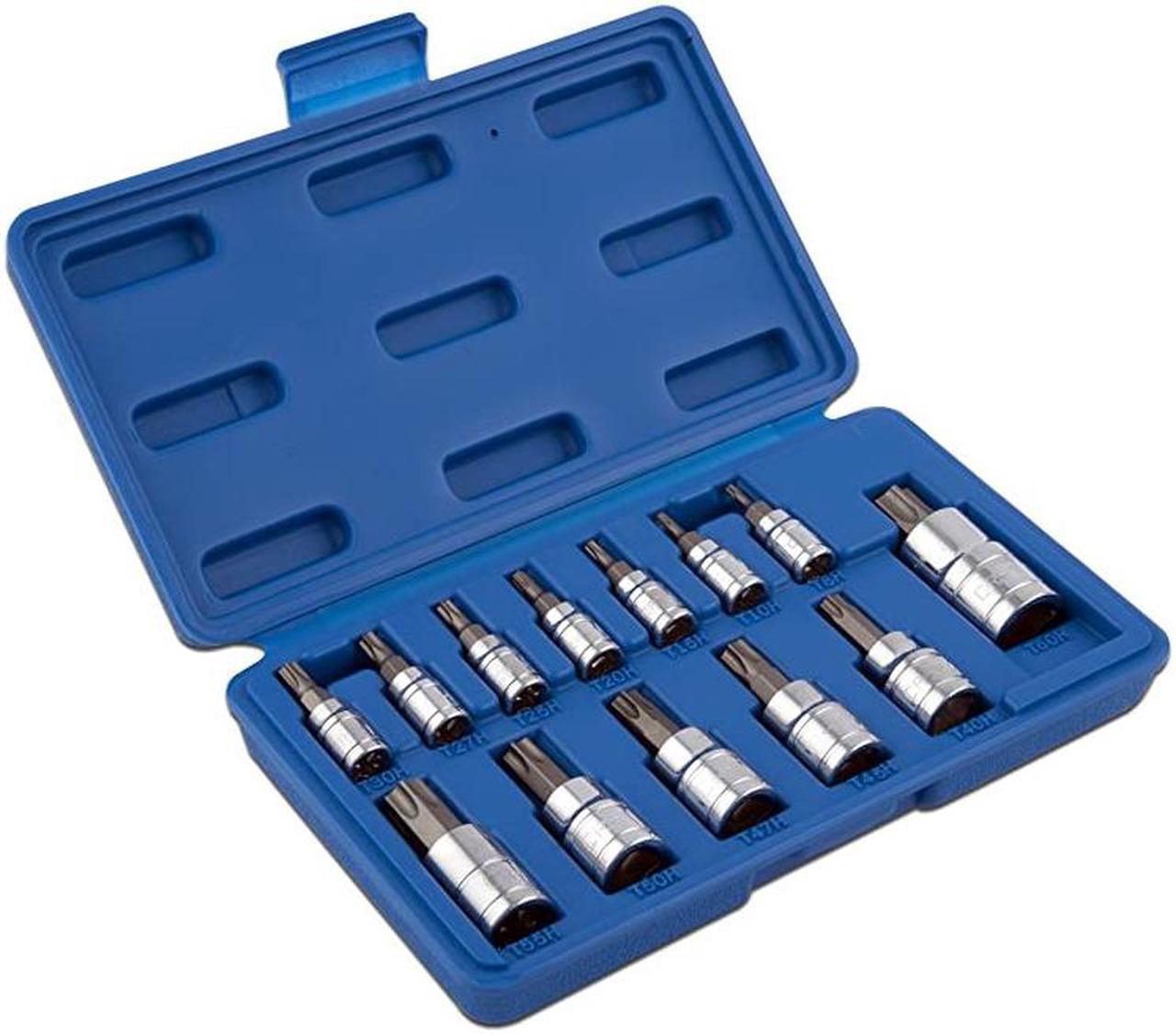 10073A Tamper Proof Torx Bit Socket Set, T8 – T60, S2 Steel | 13-Piece Set