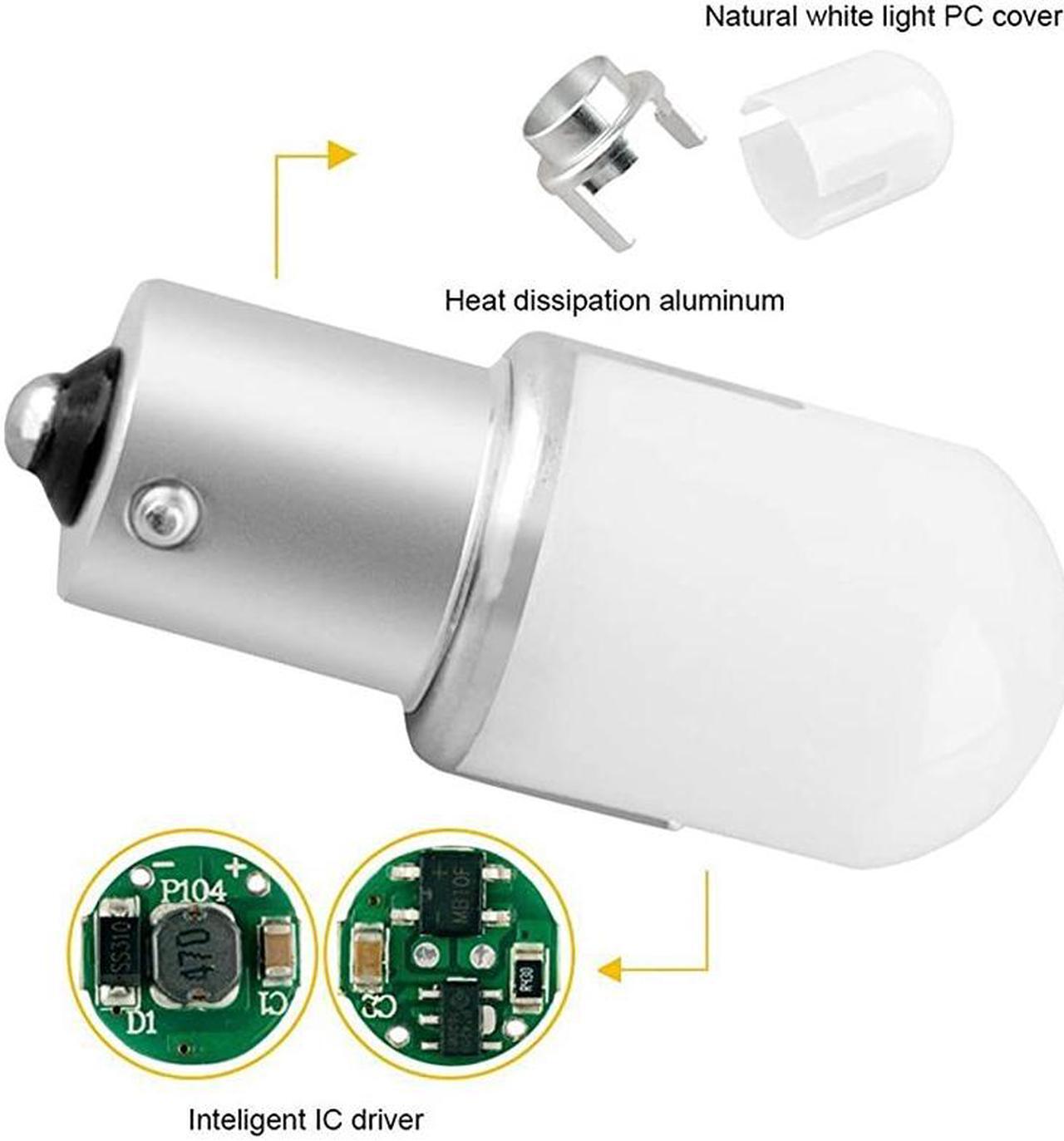 Alt view image 4 of 5 - Low Voltage 12-24v 1141 1003 93 1295 LED Bulb Soft Warm White 1156 BA15S Bright LED Replacement for RV Camper Interior Dome Light Outdoor Malibu Landscape Light (4 Pack)
