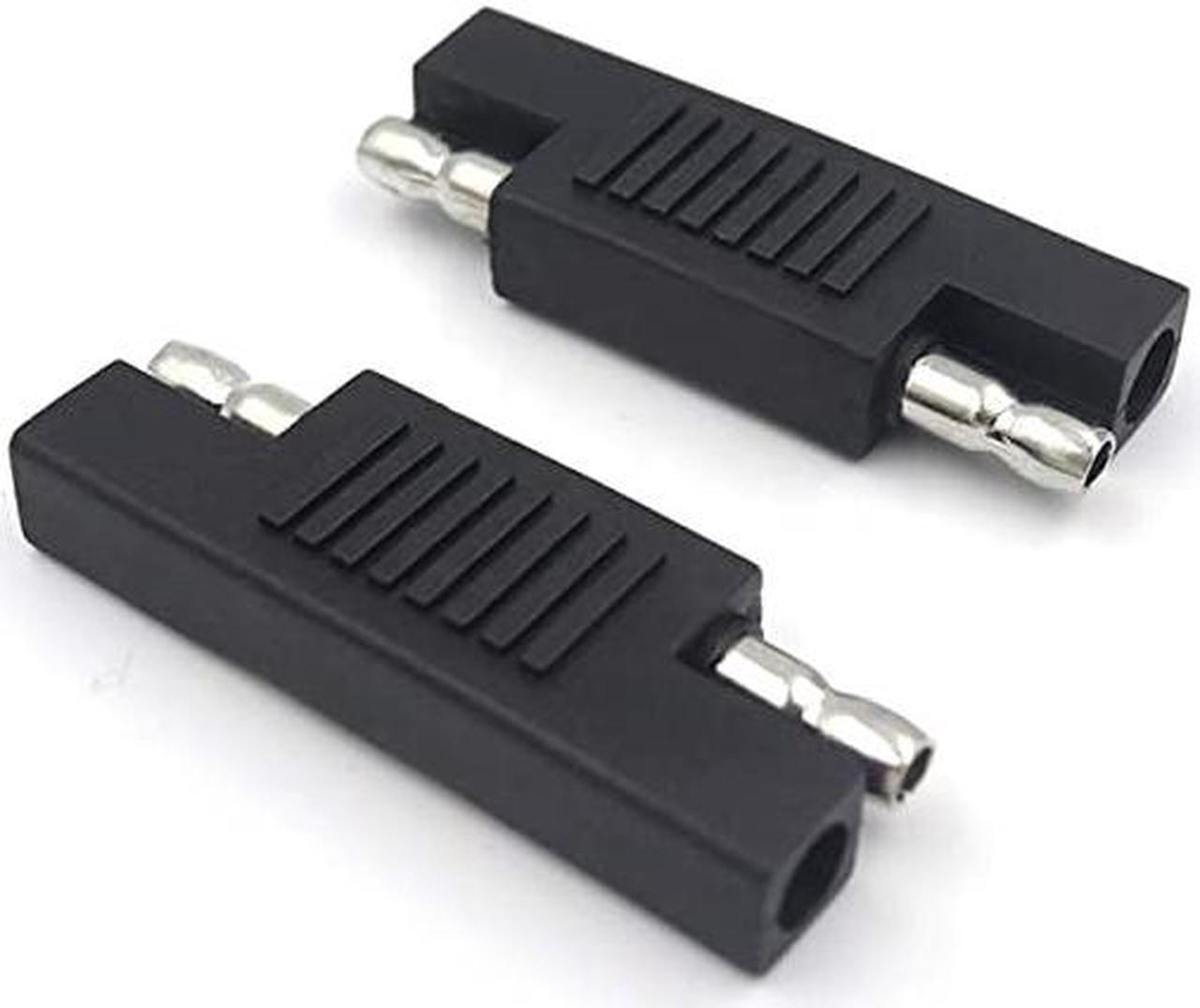 Main image of SAE to SAE Polarity Reverse Adapter Connectors SAE Quick Disconnect Extension Cable Plugs for Solar Panel Battery Power Charger
