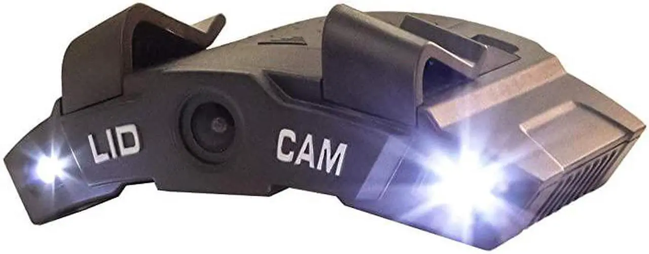 Alt view image 2 of 7 - Plus LCWFBZ Hands Free Hat Mounted Digital Action Camera 1080P HD WiFi with Full Audio and 1X to 4X Zoom Black