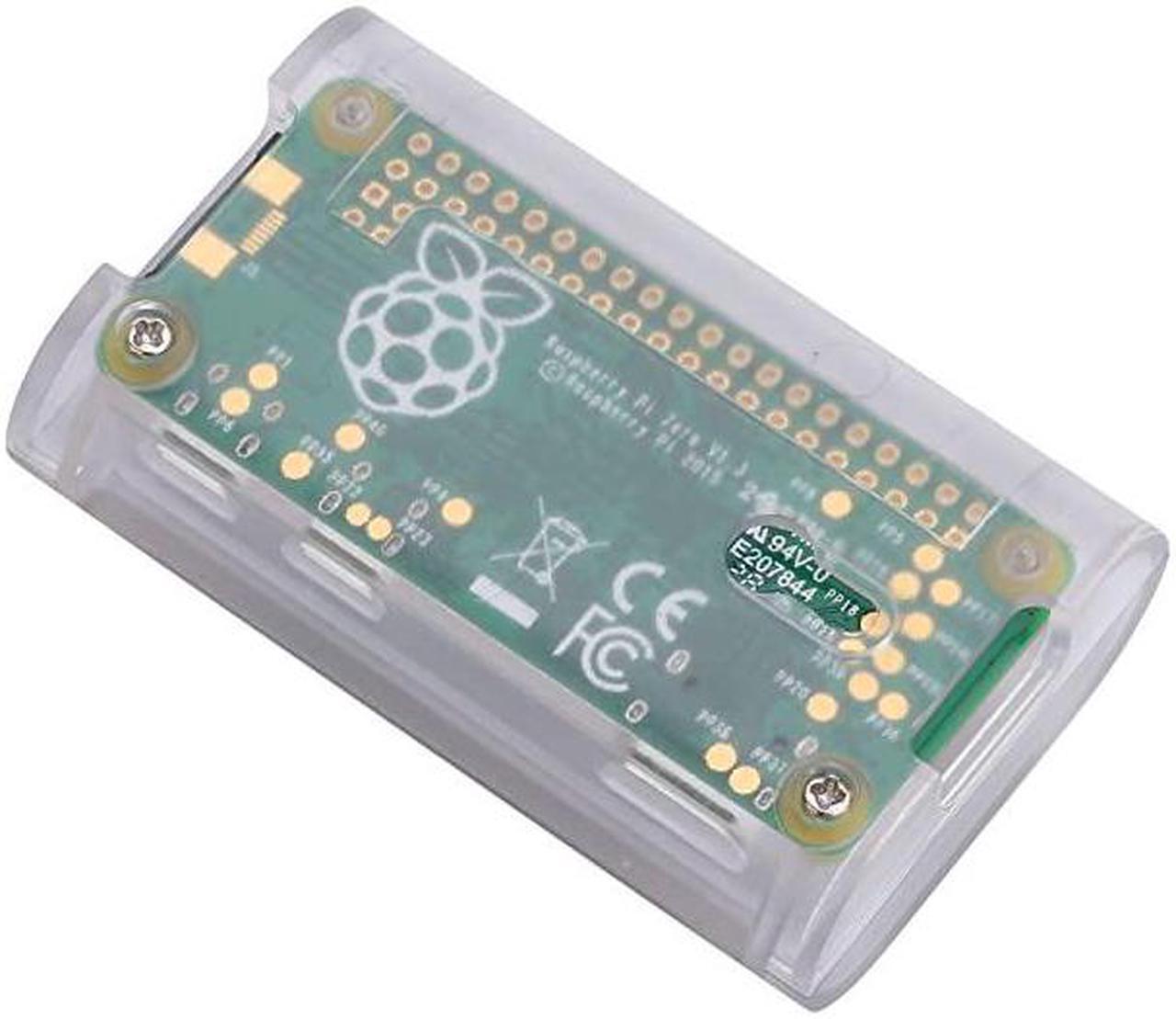 Alt view image 3 of 7 - Pi Zero Case with Heat Sink and 3 in 1 Adapter Kit Compatible with Pi Zero W (Matte)