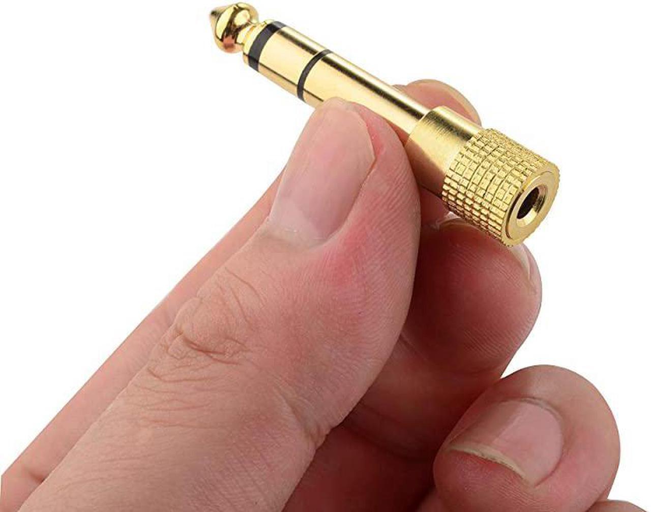 Alt view image 5 of 7 - 5-Pack 1/4 to 1/8 Headphone Adapter