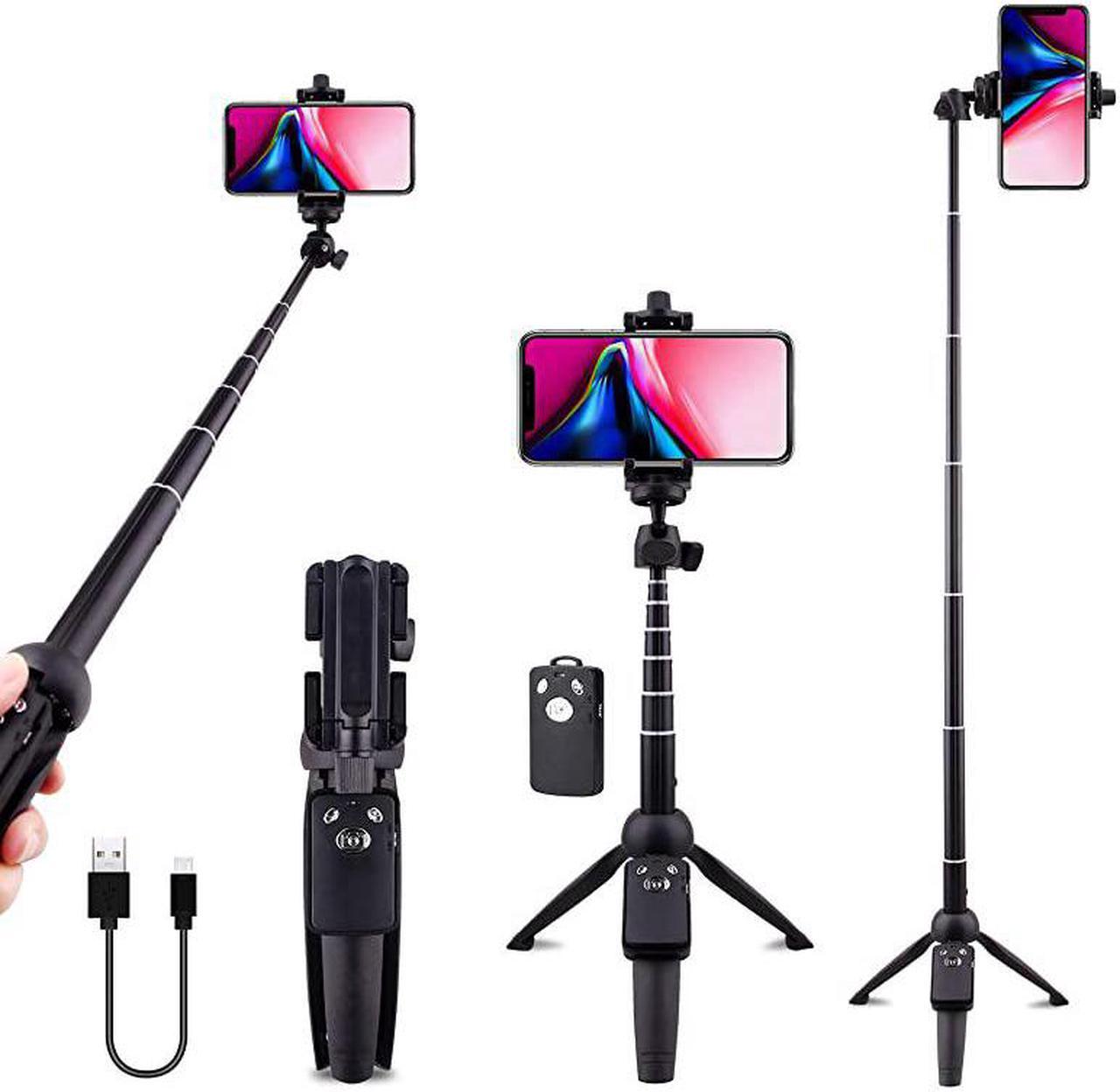 Stick Tripod Bluetooth LATZZ 40 Inch Extendable Phone Tripod Monopod with Wireless Remote Shutter and Tripod Stand Compatible iPhone 11 ProXs MAXXRX88P77PGalaxy Note 8S10S9+S9 More