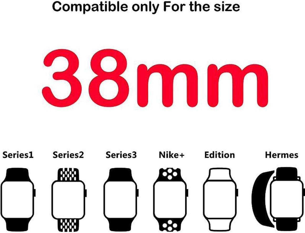 Alt view image 7 of 7 - Compatible for Apple Watch Series 3 Series 2 38mm Case 4Pack with Builtin TPU Screen Protector Full Body Protective Ultra Thin Bumper Flexible Lightweight Cover for Apple iWatch 3
