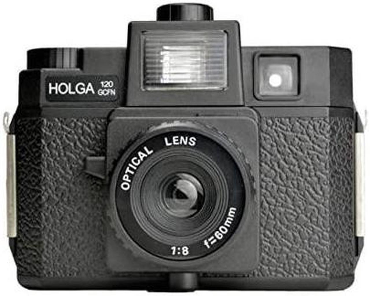 Main image of 120GCFN Plastic Medium Format Camera with Builtin Flash and Glass Lens Black 296120