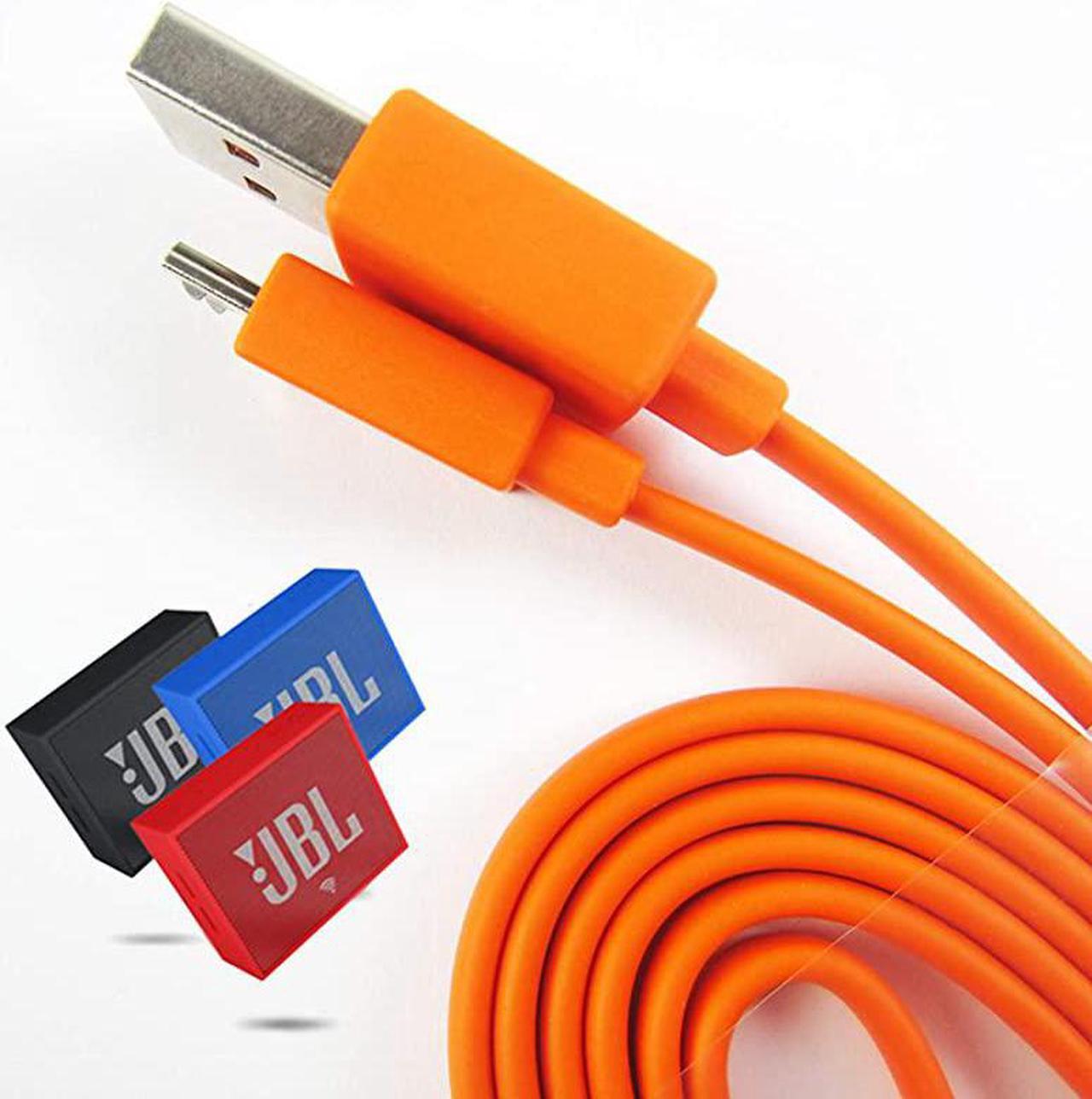 Alt view image 5 of 5 - Fast Power Charging Charger Cable Cord for JBL Wireless Speaker and Bluetooth Earphone Headphone Compatible with Android iPhones System 33ft Orange