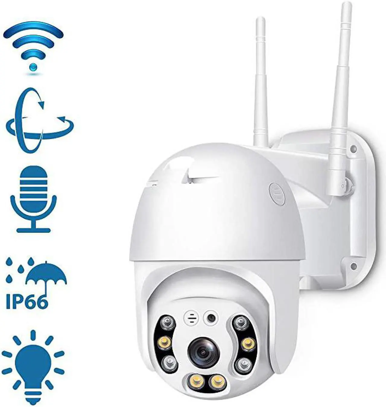 Main image of Tilt Outdoor Security Camera 1080P Home WiFi IP Camera Tilt Dome Surveillance Cam Two Way Audio Motion Detection Clear Night Vision Onvif Waterproof CCTV Camera Support Max 128G SD