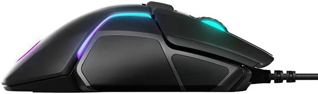 Alt view image 7 of 7 - Rival 600 Gaming Mouse 12000 CPI TrueMove3Plus Dual Optical Sensor 05 Liftoff Distance Weight System RGB Lighting