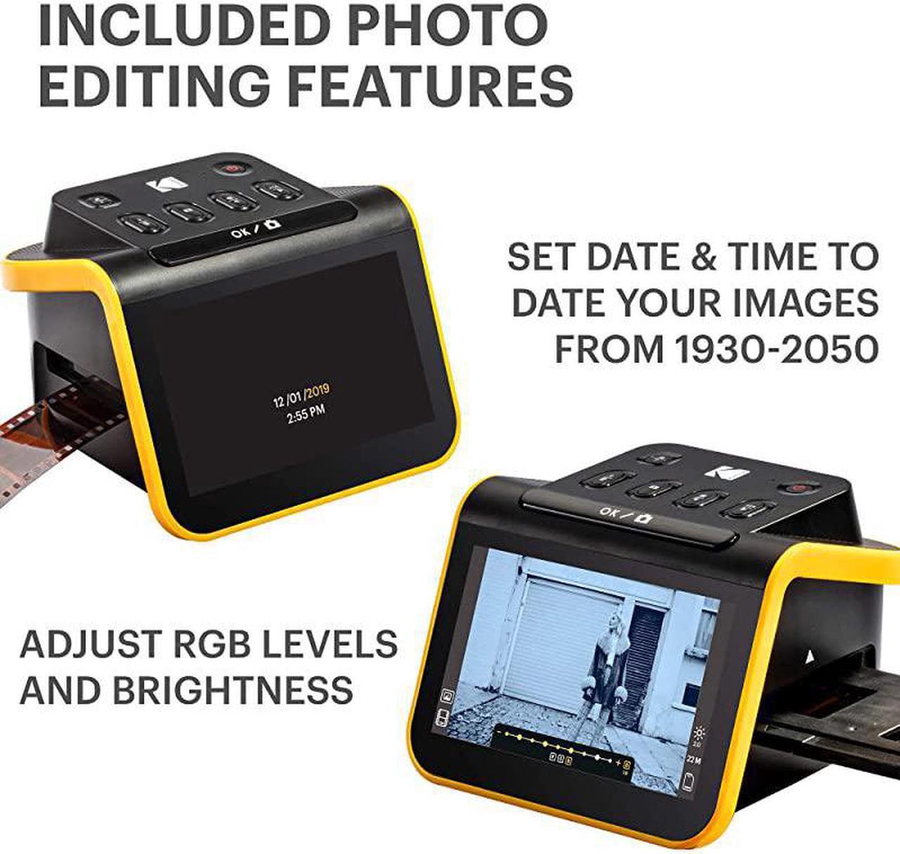 Alt view image 6 of 7 - Slide N SCAN Film and Slide Scanner with Large 5 LCD Screen Convert Color BW Negatives Slides 35mm 126 110 Film Negatives Slides to High Resolution 22MP JPEG Digital Photos