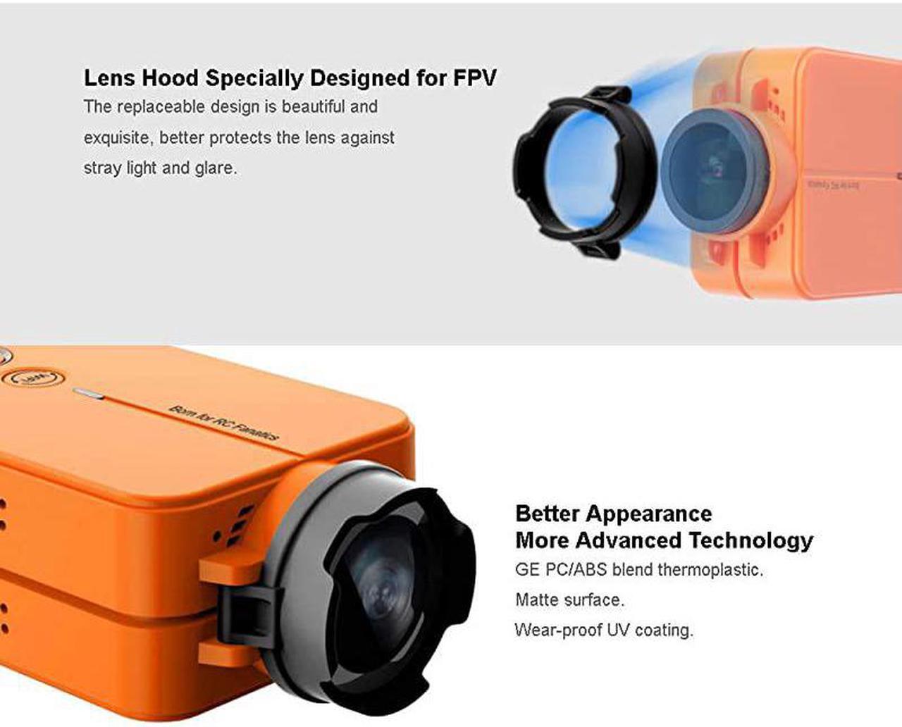 Alt view image 3 of 7 - 2 FPV Camera 1080P 60fps HD Mini Action Sport Camera FOV 120 Degree Builtin WiFi iOSAndroid APP NTSC PAL Switchable Racing Drone Camera