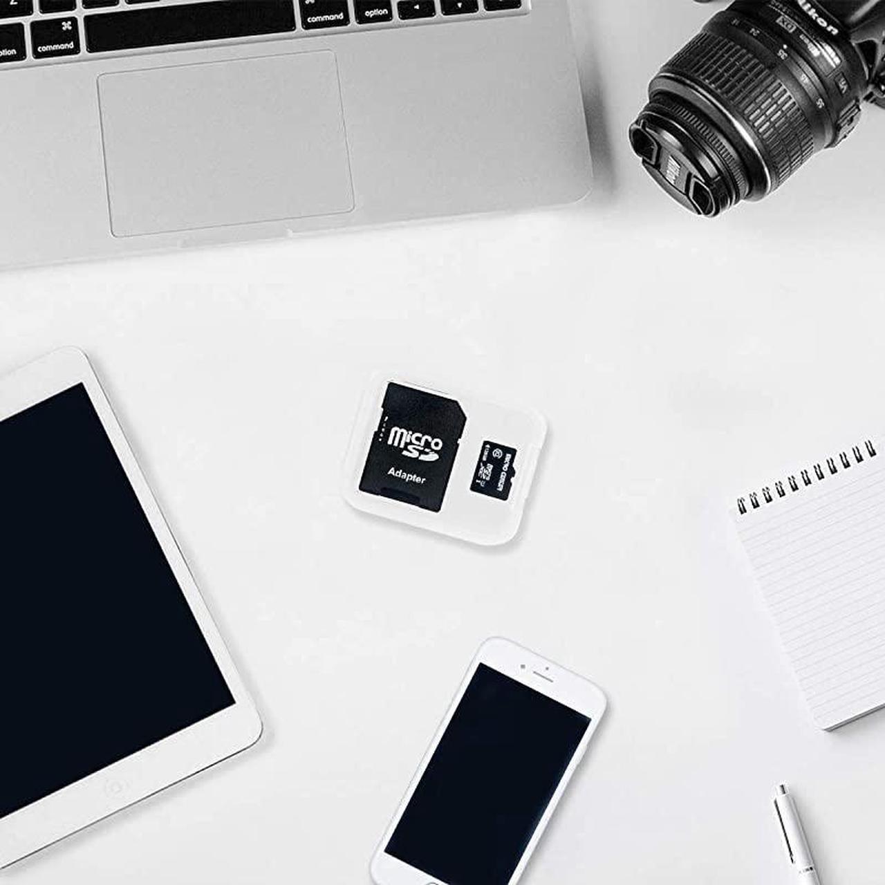 Alt view image 6 of 6 - Center 128GB microSDXC Class 10 Flash Memory Card with Adapter Twin Pack