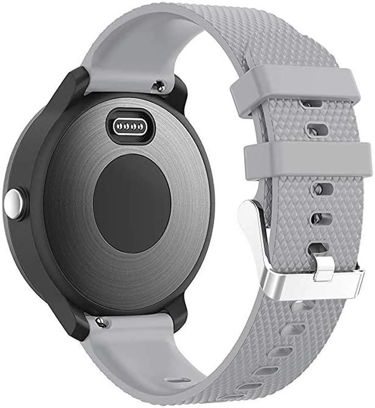 Alt view image 4 of 6 - Vivoactive 3 Watch Band 20mm Soft Silicone ReplacementBands for Garmin Vivoactive 3 Garmin Forerunner 645 MusicSamsung Galaxy 42mmGalaxy Watch 3 41mm Smart Watch 3Pack