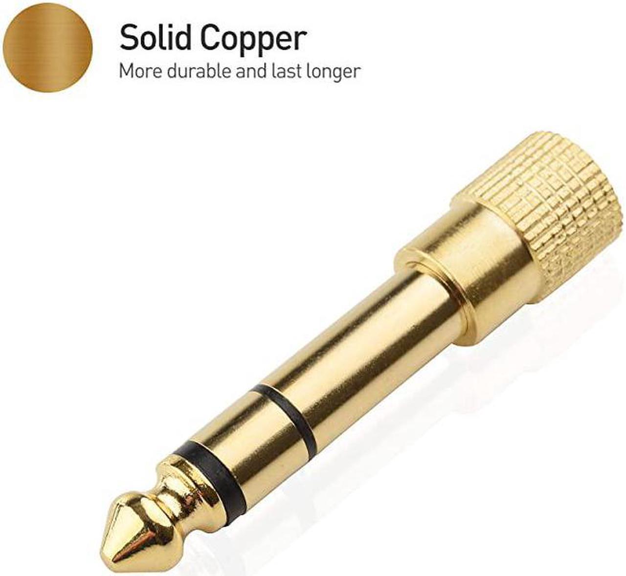 Alt view image 3 of 7 - 5-Pack 1/4 to 1/8 Headphone Adapter