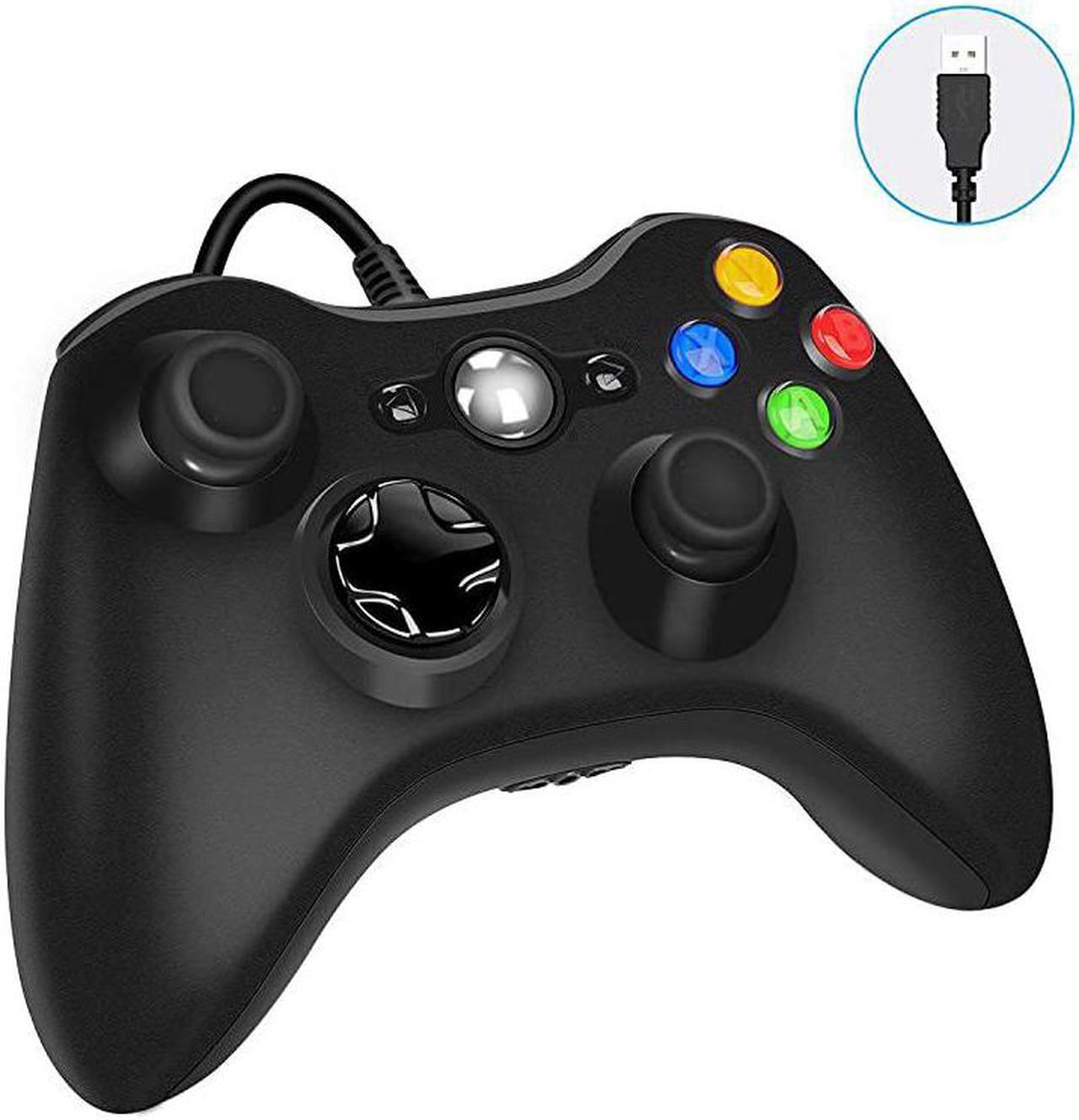 Main image of Wired Controller for Xbox 360,  Game Controller for Xbox 360 with Dual-Vibration Turbo for Microsoft Xbox 360/360 Slim and PC Windows 7,8,10