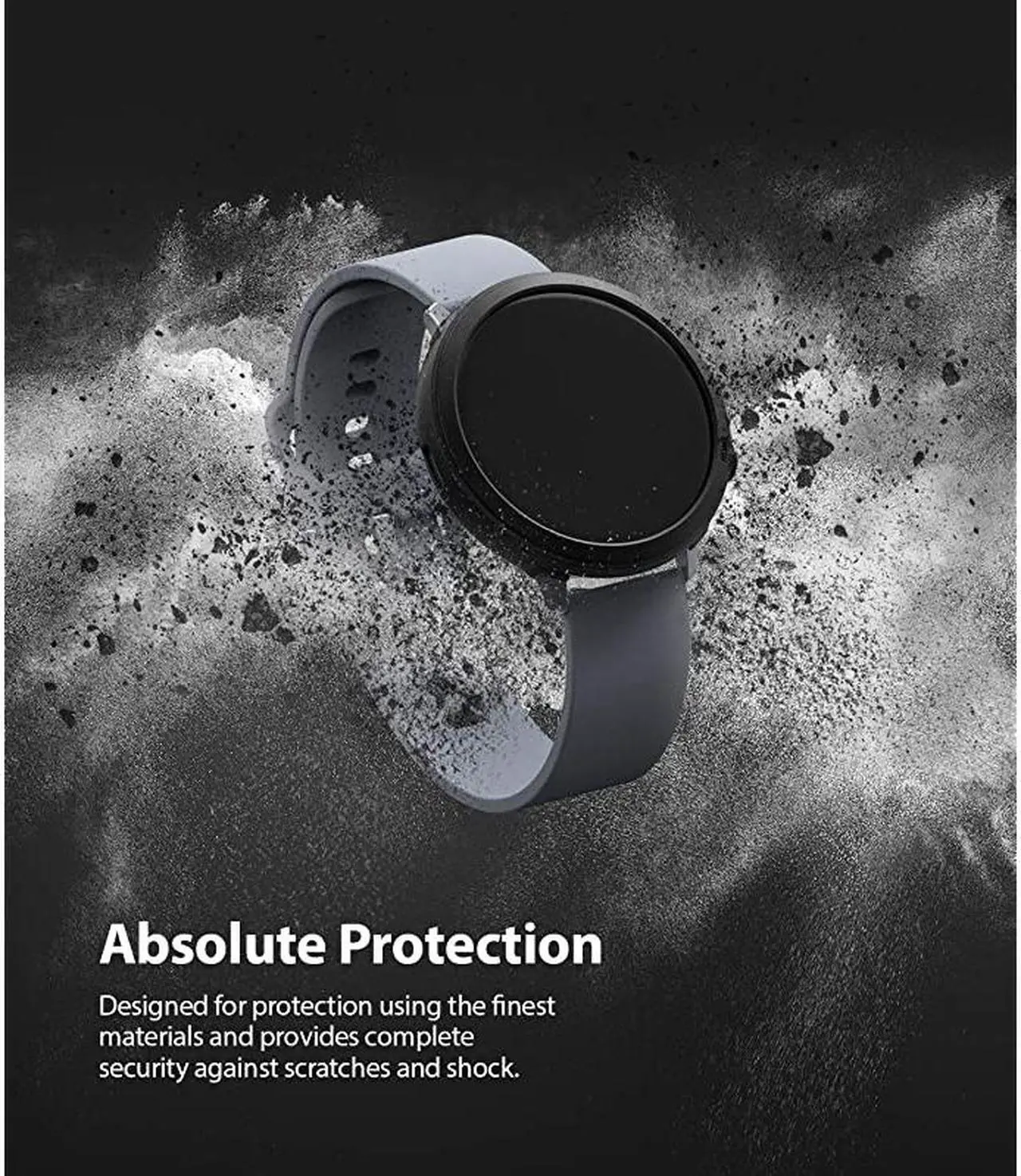 Alt view image 6 of 7 - Air Sport Case Designed for Galaxy Watch Active 2 44mm - Black