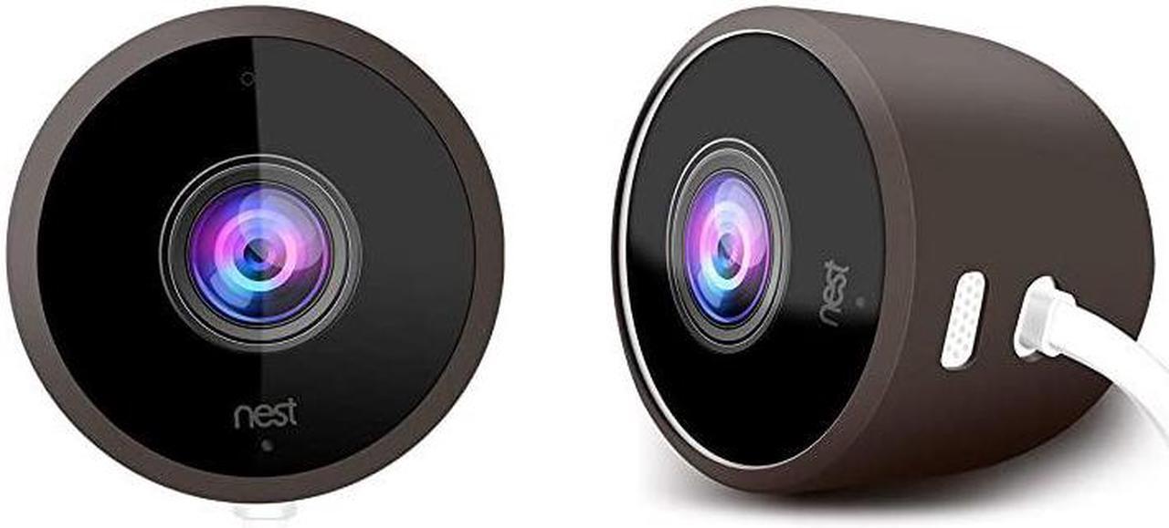 Alt view image 3 of 6 - Skins Protective Case for Nest Cam Outdoor Security Camera Protect and Camouflage Your Nest Cam Outdoor with These UV Light and Weather Resistant Skins 2 Pack Brown