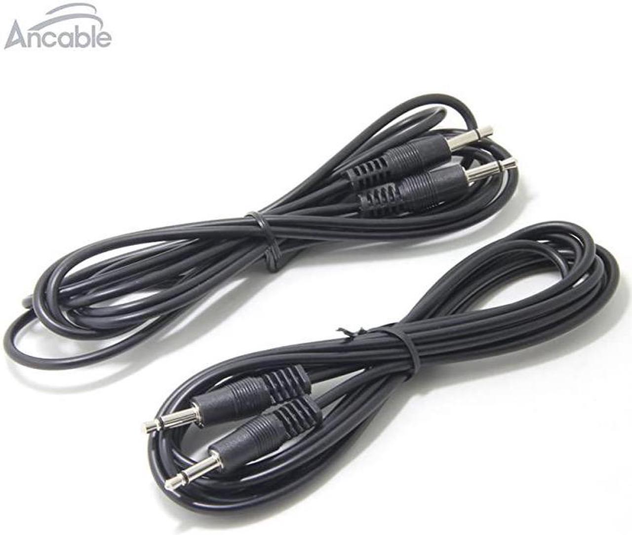 Alt view image 3 of 3 - 2Pack 35mm 18 TS Male Mini Plug to Male Mini Plug Monaural Mono Audio Cable 3ft 12V Trigger IR Infrared Sensor Receiver Extender