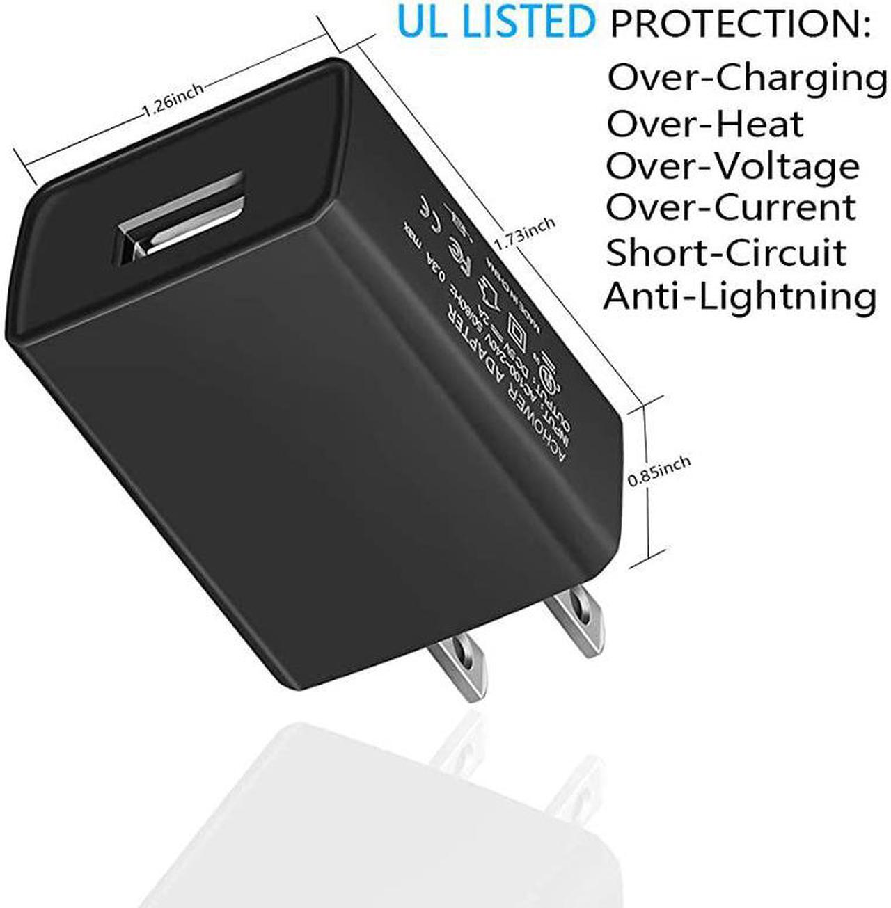 Alt view image 2 of 5 - Charger for RCA Voyager Tablet UL Listed for RCA Voyager Pro RCT6773W42B RCT6773W22 RCT6873W42 RCT6773W22B 7 Inch Tablet PC Charger Replacement with 5FT Charging Cable Cord