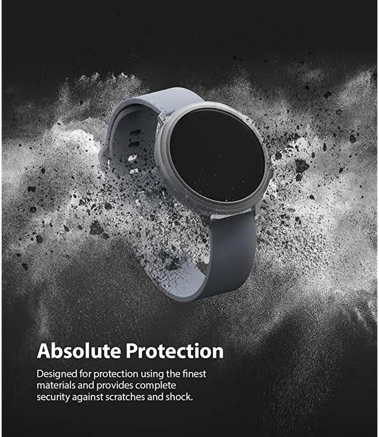 Alt view image 6 of 7 - Air Sport Case Designed for Galaxy Watch Active 2 44mm - Matte Clear