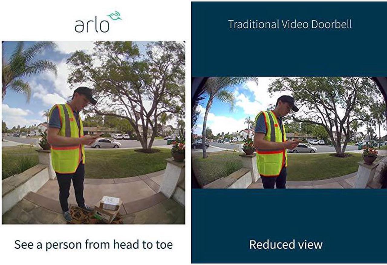 Alt view image 2 of 5 - AVD1001 Video Doorbell | HD Video Quality 2Way Audio Package Detection | Motion Detection and Alerts | Builtin Siren | Night Vision | Easy Installation Existing Doorbell Wiring Required