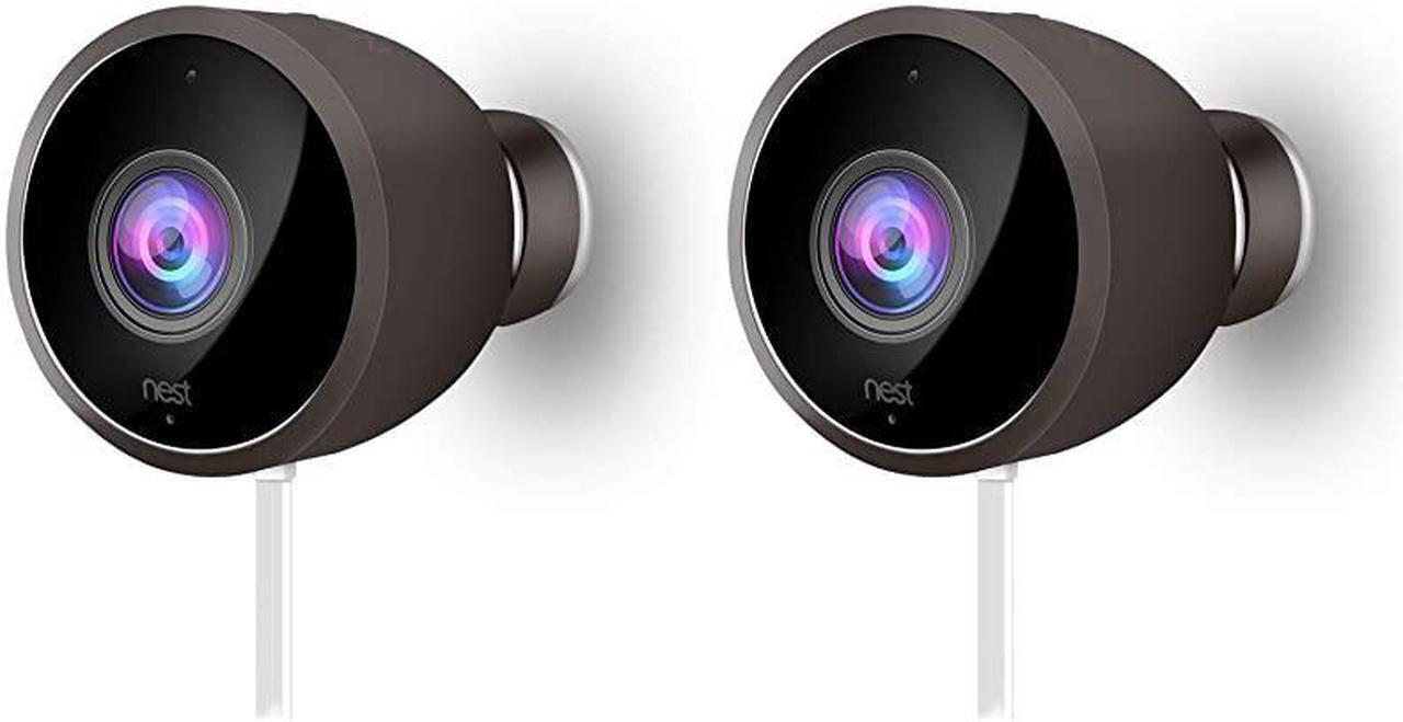 Main image of Skins Protective Case for Nest Cam Outdoor Security Camera Protect and Camouflage Your Nest Cam Outdoor with These UV Light and Weather Resistant Skins 2 Pack Brown