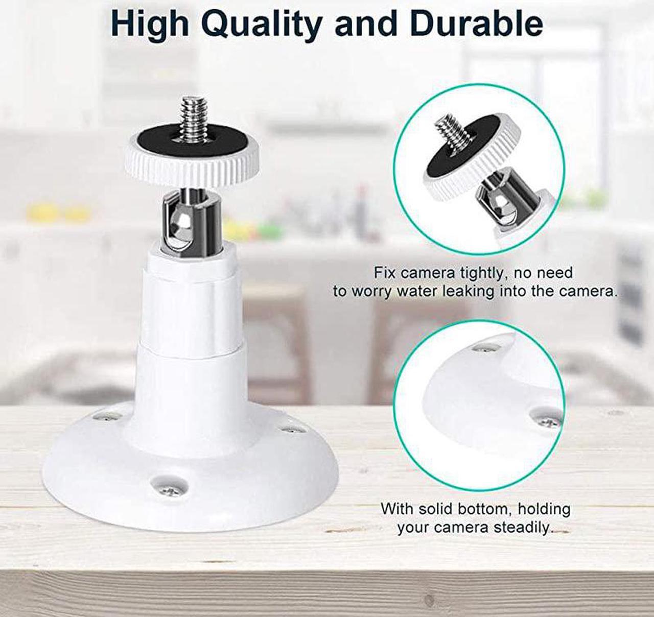 Alt view image 2 of 7 - Mount for Ring Indoor Cam and Ring Stick Up Cam, 360 Degree Adjustable Mount Bracket for Ring Camera Outdoor Indoor Security Camera System(2 Pack)