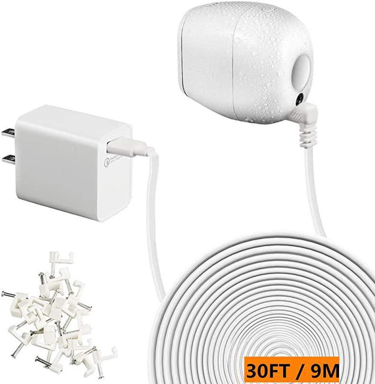Main image of 30FT Power Cables and Charger for Arlo Pro Pro 2 and Arlo Go Weatherproof Outdoor Indoor Solved The Need to Constantly Charge Batteries Arlo Charging Cable Arlo Power Cord