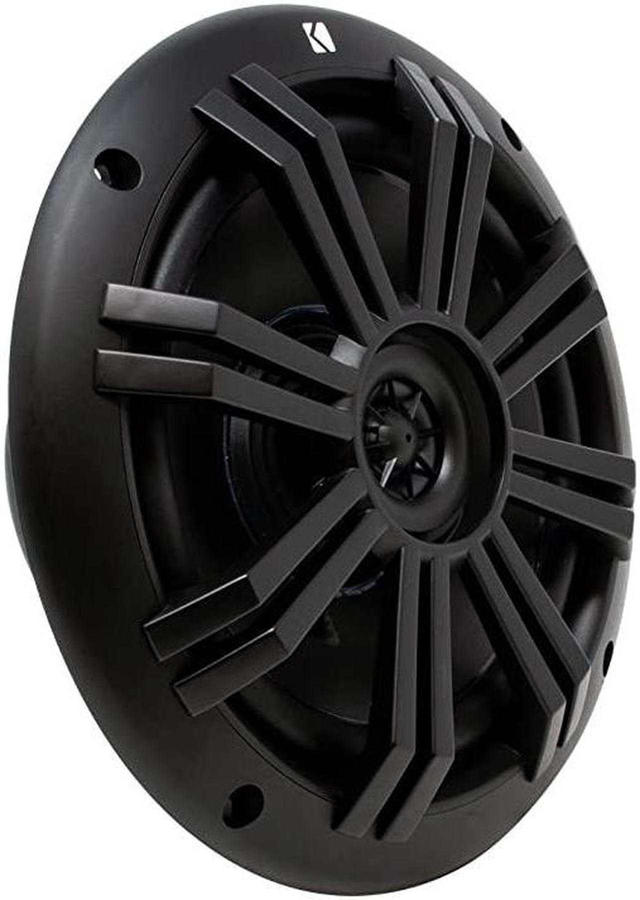 Alt view image 5 of 7 - Black OEM Replacement Marine 65 4 Ohm Coaxial Speaker Bundle 4 Speakers