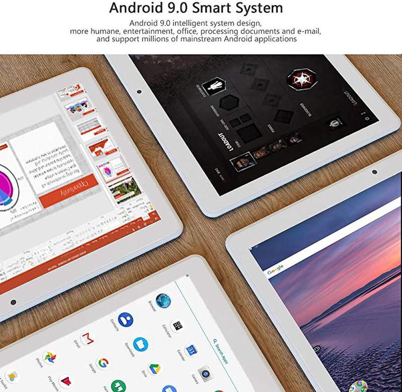 Alt view image 4 of 7 - 101 inch Android with 2GB+32GB 3G Phone s Dual Sim Card 2MP+ 5MP Dual Camera Quad Core Processor 1280x800 IPS HD DisplayGPS FM Silver