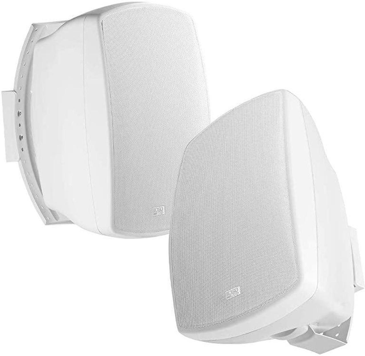 Alt view image 5 of 7 - 8 Patio Speaker Pair IndoorOutdoor Stereo White AP850