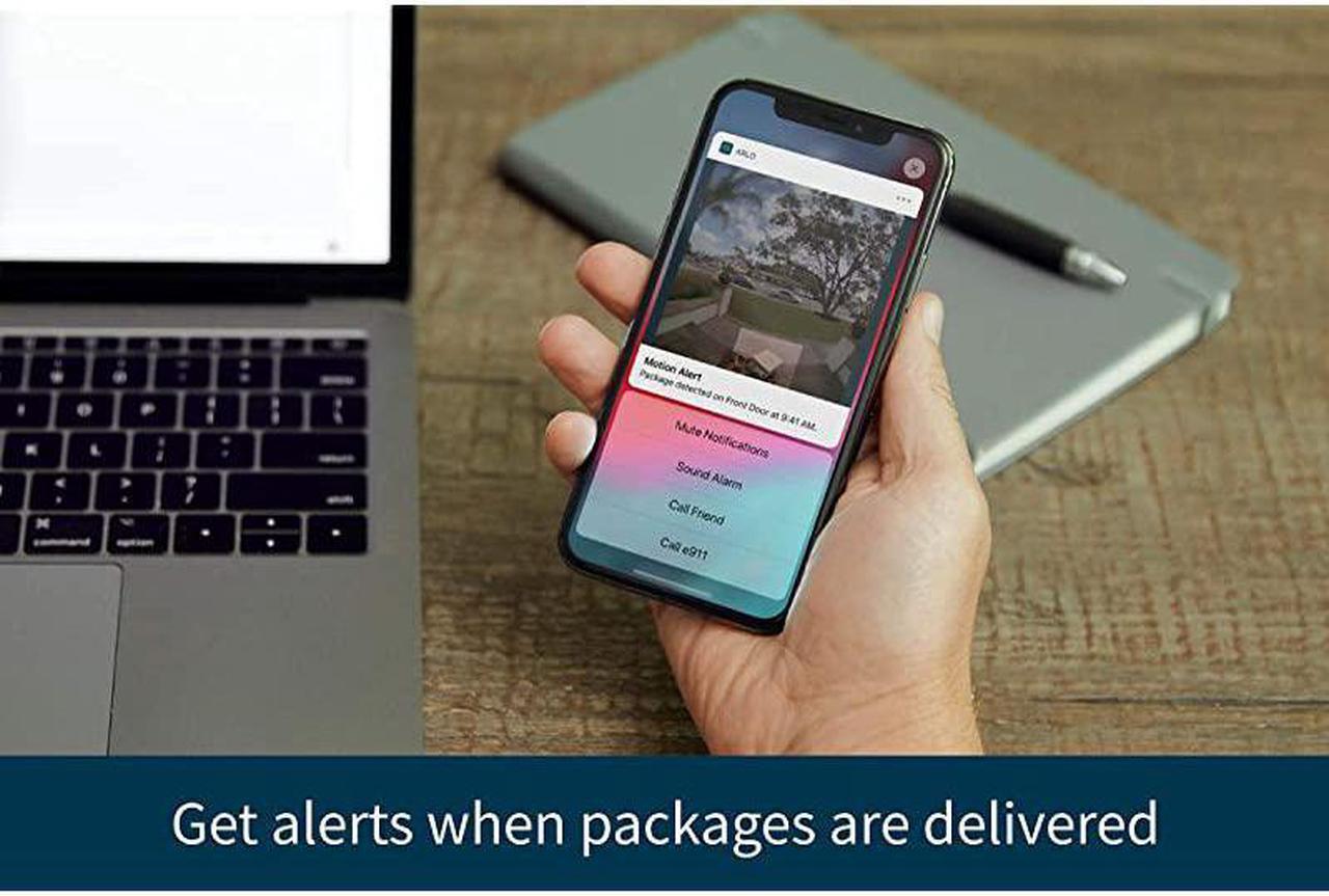 Alt view image 4 of 5 - AVD1001 Video Doorbell | HD Video Quality 2Way Audio Package Detection | Motion Detection and Alerts | Builtin Siren | Night Vision | Easy Installation Existing Doorbell Wiring Required