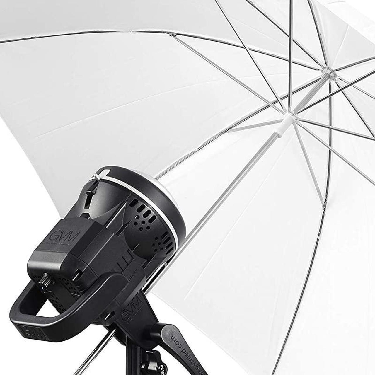 Alt view image 4 of 7 - 80W CRI97+ 5600K Dimmable LED Video Lights with Bowens Mount Kit Continuous Output Lighting Spotlight for YouTube Vlog Studio Children Wedding Photography Shooting Light with Reflector
