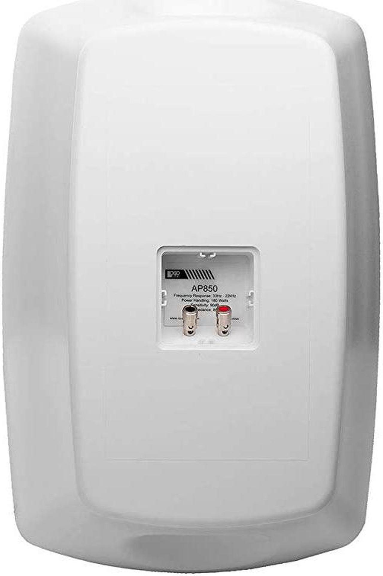 Alt view image 4 of 7 - 8 Patio Speaker Pair IndoorOutdoor Stereo White AP850