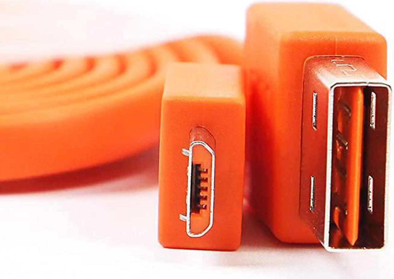 Main image of Fast Power Charging Charger Cable Cord for JBL Wireless Speaker and Bluetooth Earphone Headphone Compatible with Android iPhones System 33ft Orange
