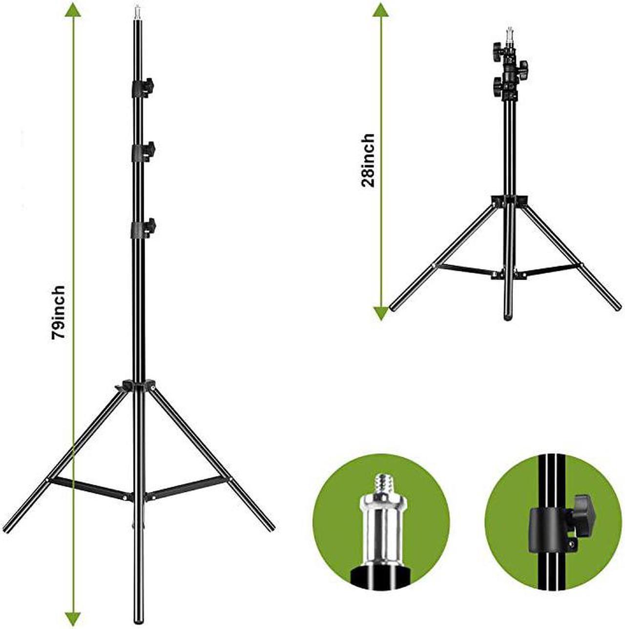 Alt view image 6 of 7 - 80W CRI97+ 5600K Dimmable LED Video Lights with Bowens Mount Kit Continuous Output Lighting Spotlight for YouTube Vlog Studio Children Wedding Photography Shooting Light with Reflector