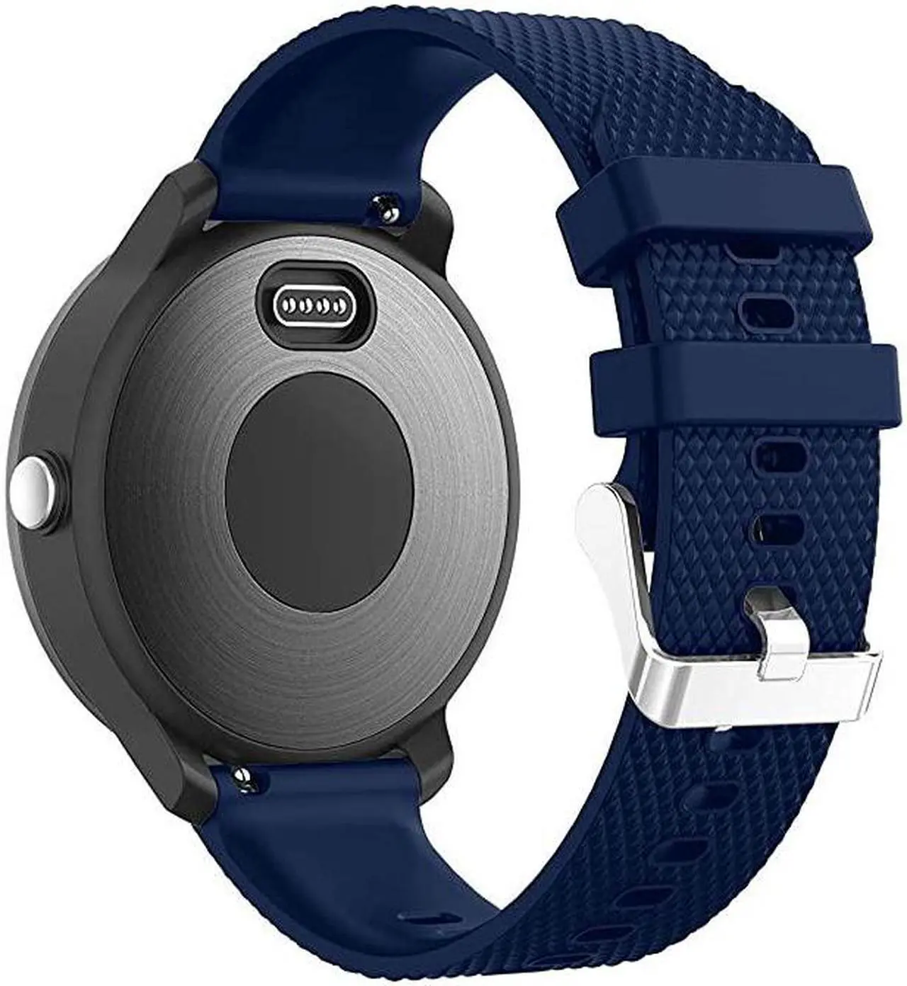 Alt view image 2 of 6 - Vivoactive 3 Watch Band 20mm Soft Silicone ReplacementBands for Garmin Vivoactive 3 Garmin Forerunner 645 MusicSamsung Galaxy 42mmGalaxy Watch 3 41mm Smart Watch 3Pack