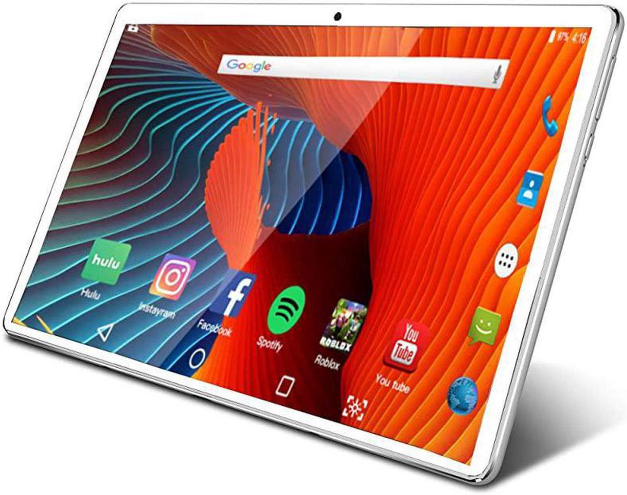Main image of 101 inch Android with 2GB+32GB 3G Phone s Dual Sim Card 2MP+ 5MP Dual Camera Quad Core Processor 1280x800 IPS HD DisplayGPS FM Silver