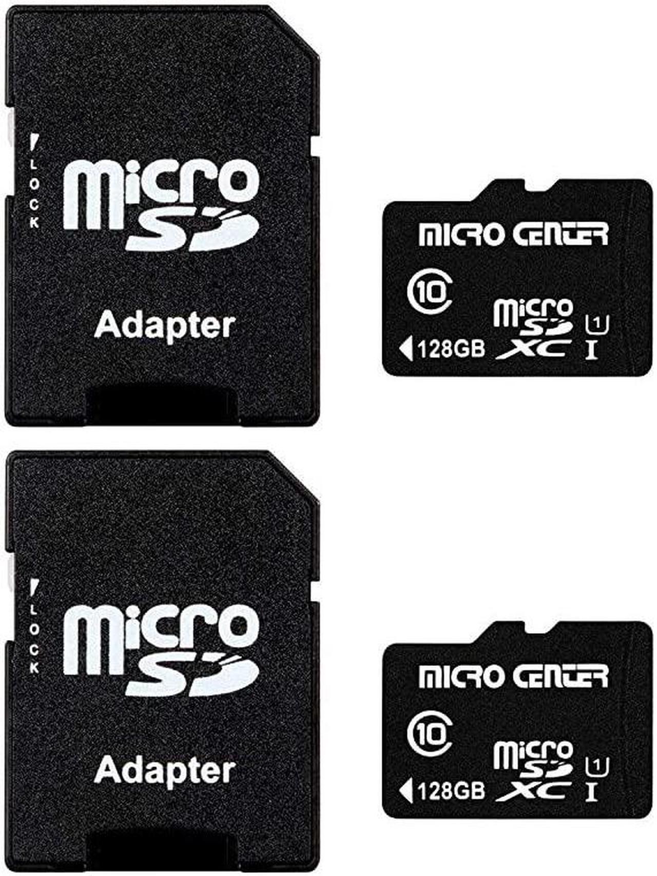 Main image of Center 128GB microSDXC Class 10 Flash Memory Card with Adapter Twin Pack
