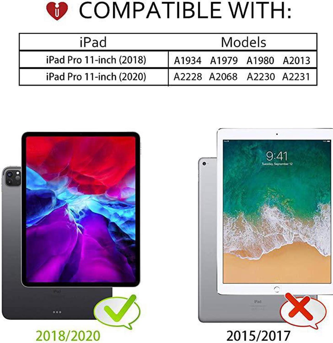 Alt view image 2 of 2 - Anti-Glare Matte Screen Protector for Apple 11-inch iPad Pro 11 2020/2018 [2-Pack] Premium PET Film (Not Glass) Easy to Install (Compatible with Face ID and Apple Pencil)