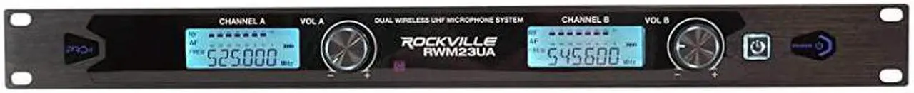 Alt view image 2 of 7 - RWM23UA UHF Wireless Pro Rack Mount Dual Microphone System20 Channel 1