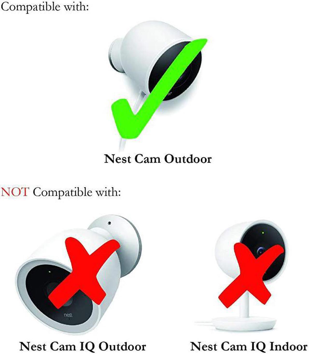 Alt view image 2 of 6 - Skins Protective Case for Nest Cam Outdoor Security Camera Protect and Camouflage Your Nest Cam Outdoor with These UV Light and Weather Resistant Skins 2 Pack Brown