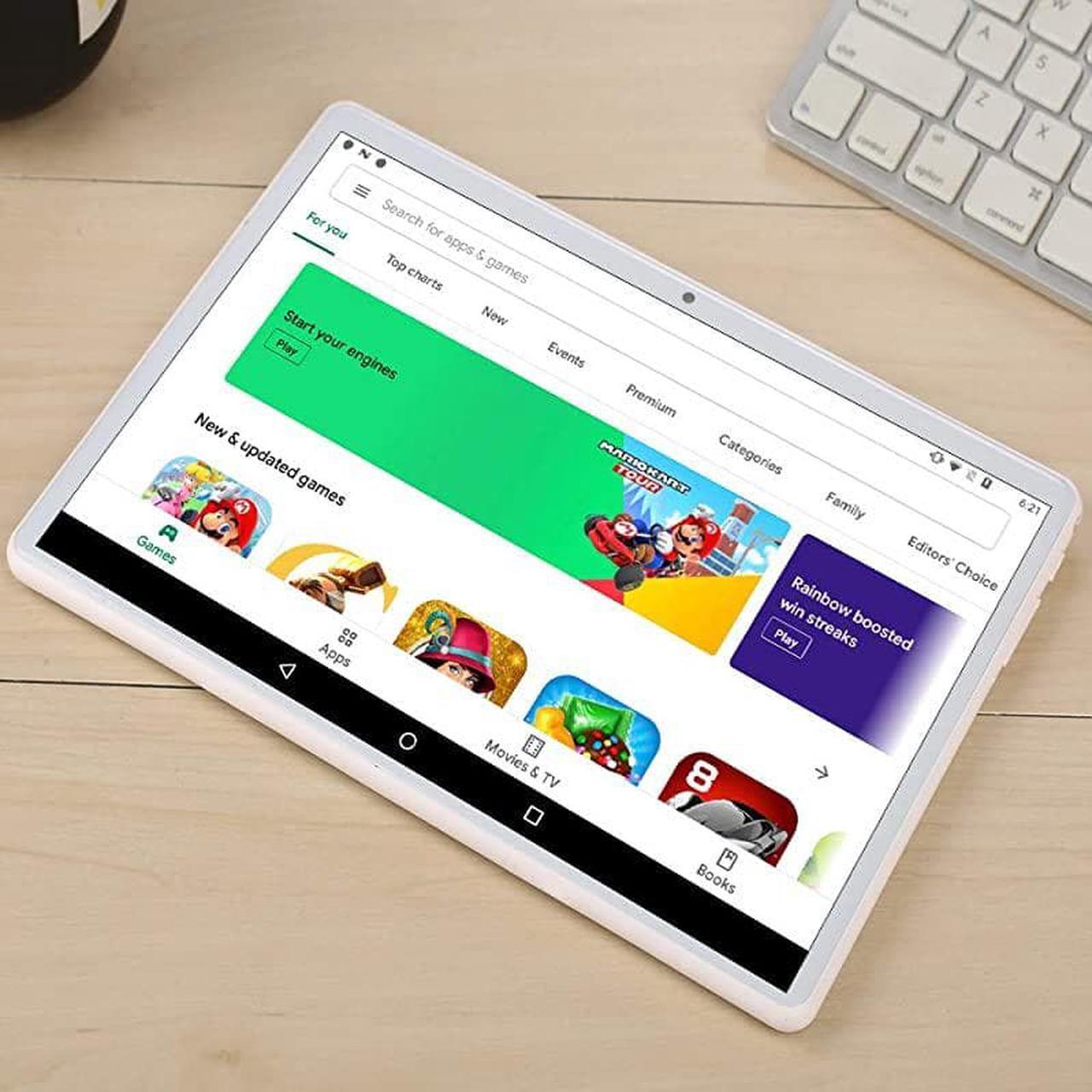 Alt view image 6 of 7 - 101 inch Android with 2GB+32GB 3G Phone s Dual Sim Card 2MP+ 5MP Dual Camera Quad Core Processor 1280x800 IPS HD DisplayGPS FM Silver