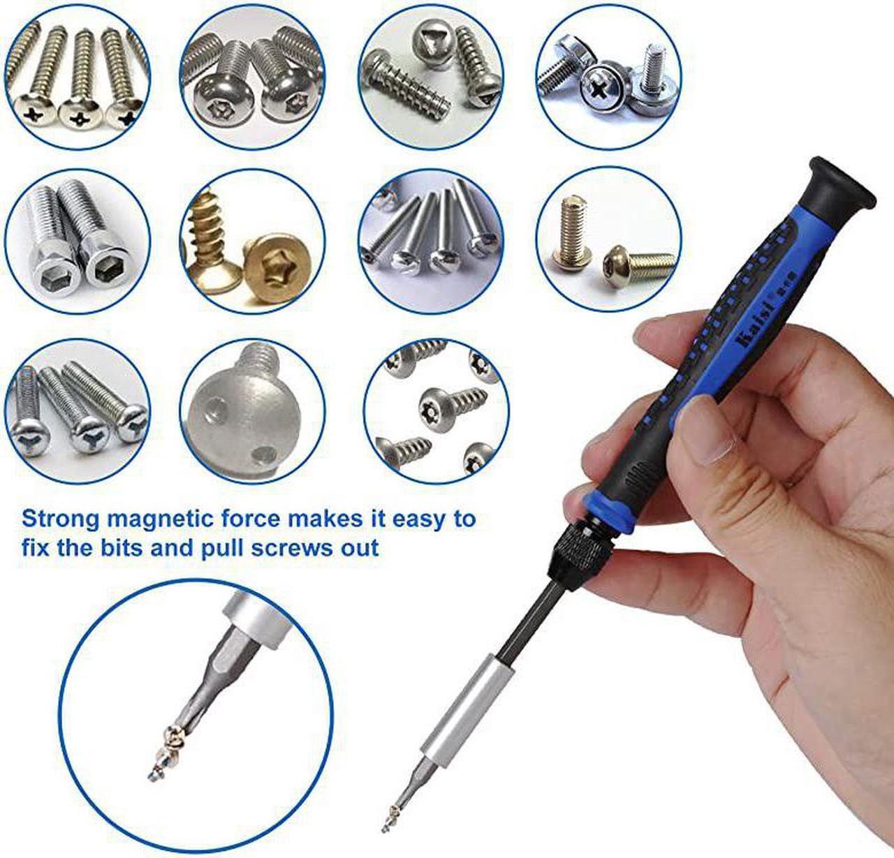 Alt view image 5 of 7 - 136 in 1 Electronics Repair Tool Kit Professional Precision Screwdriver Set Magnetic Drive Kit with Portable Bag
