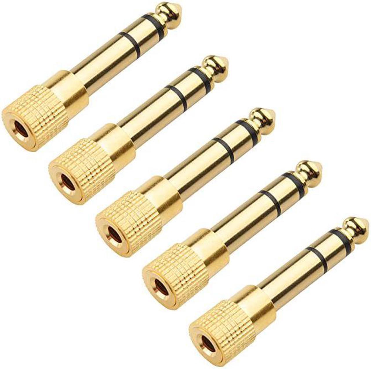 Main image of 5-Pack 1/4 to 1/8 Headphone Adapter