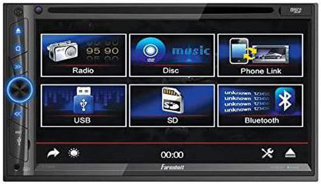 Main image of TI702HB 7 LCD DDIN inDash DVD Player Bluetooth Android Phonelink Remote